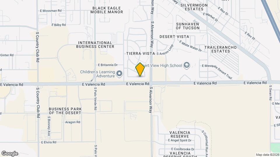 3852 E Bright View St Map and Location Details