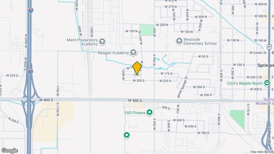 179 S 1125 W Map and Location Details