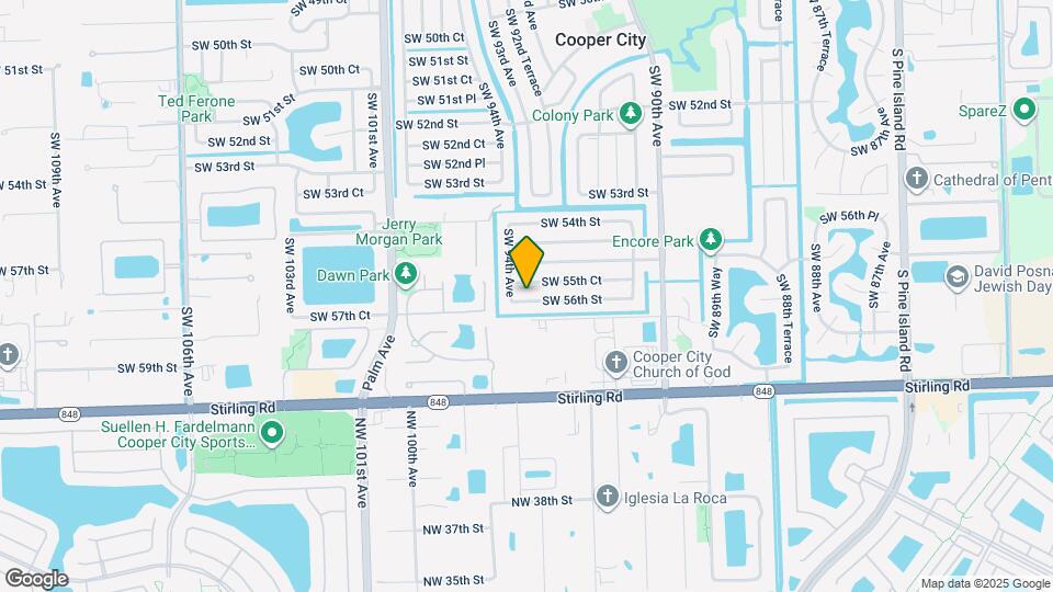 9361 SW 56th St Map and Location Details