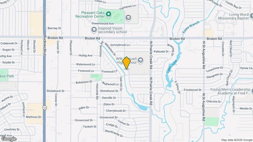 1843 Greendale Dr Map and Location Details