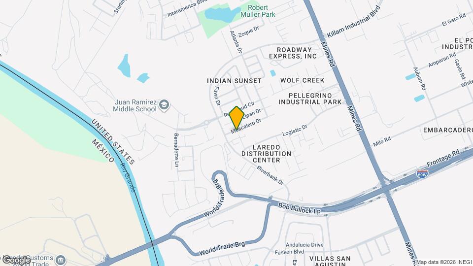 209 Mescalero Dr Map and Location Details