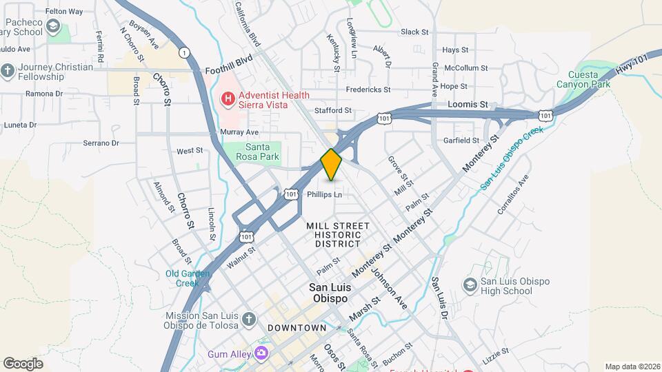 669 Johnson Ave Map and Location Details