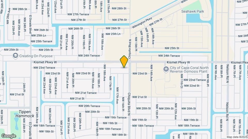 1612 NW 23rd Terrace Map and Location Details