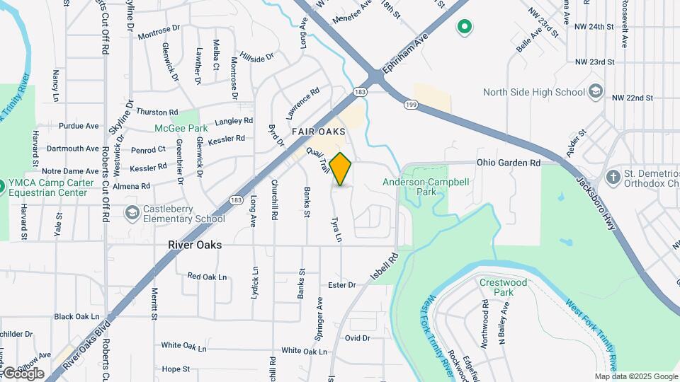 1200 Tyra Ln, Unit A Map and Location Details