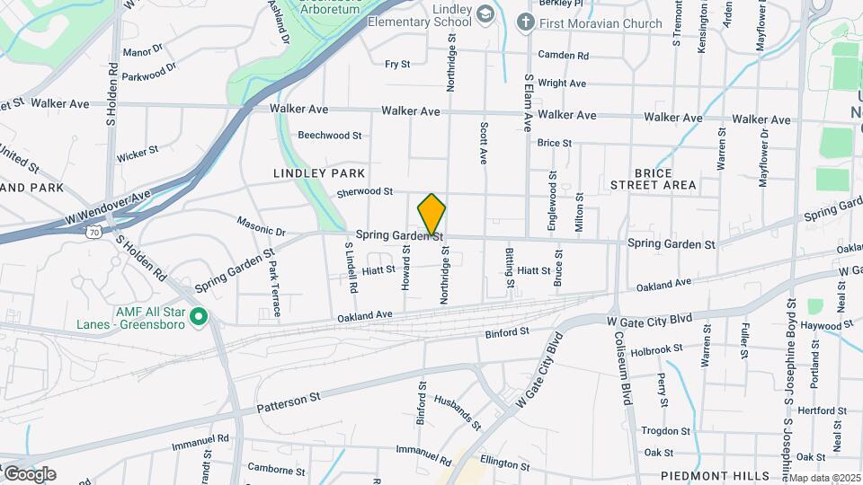 2407 Spring Garden St-Unit -A Map and Location Details