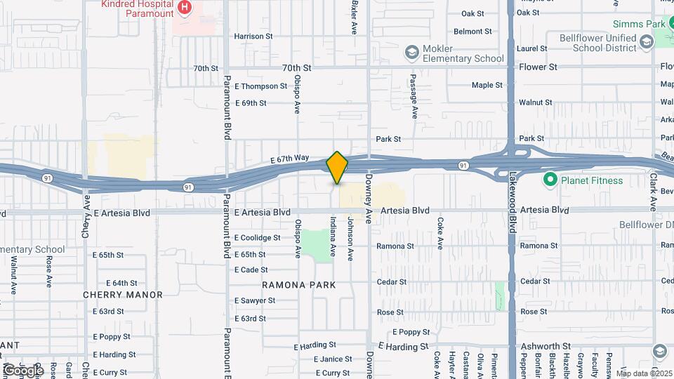 6650 Indiana Ave Mapa y Detalles de la Ubicación