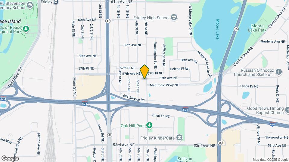 5640 7th St NE Map and Location Details