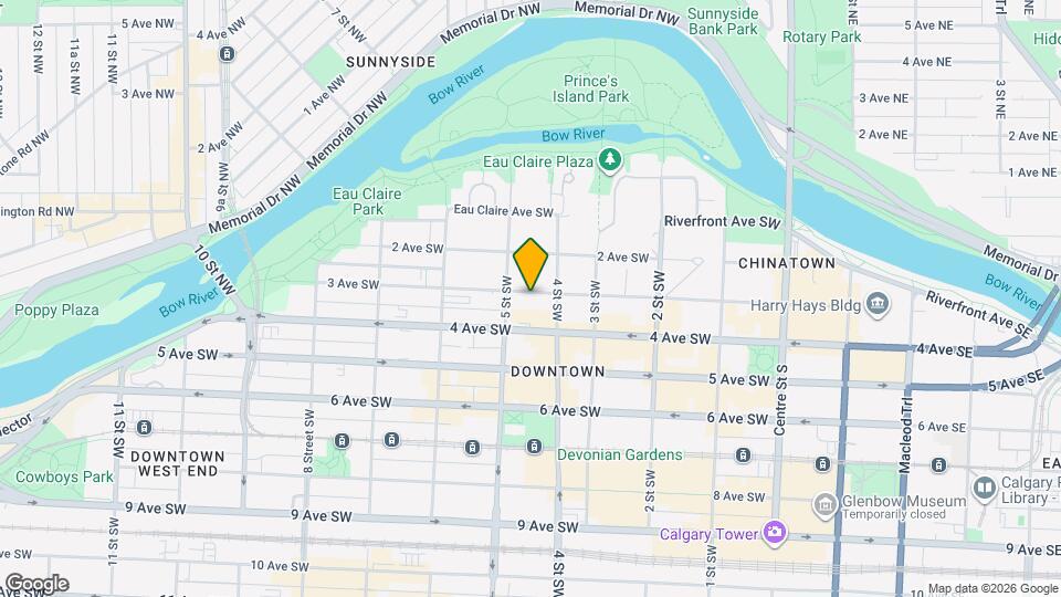 Eau Claire Residences Map and Location Details