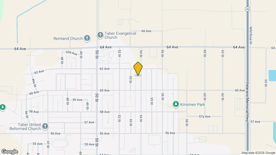 6102-6154 54 St Map and Location Details