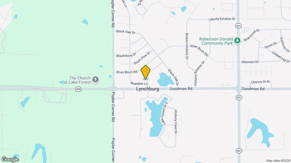 7051 Lake Forest Dr N Map and Location Details