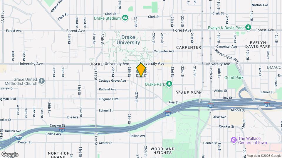 1113 W 27th St-Unit -1 Map and Location Details