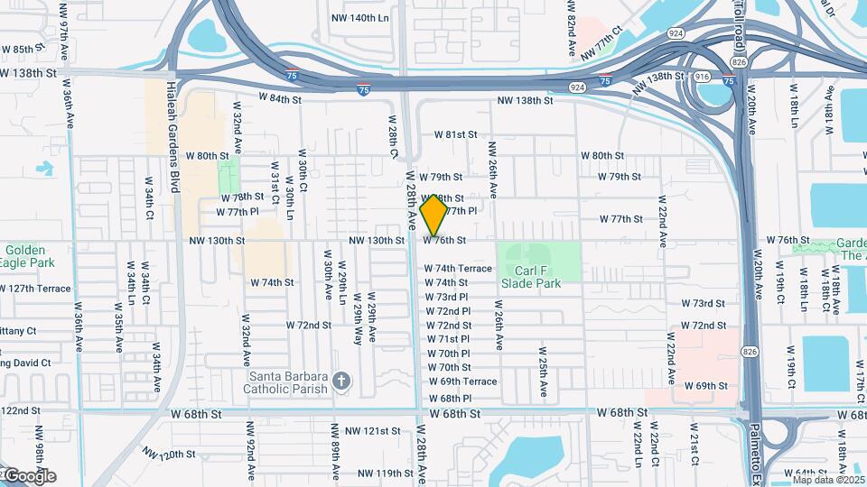 2750 W 76th St Map and Location Details