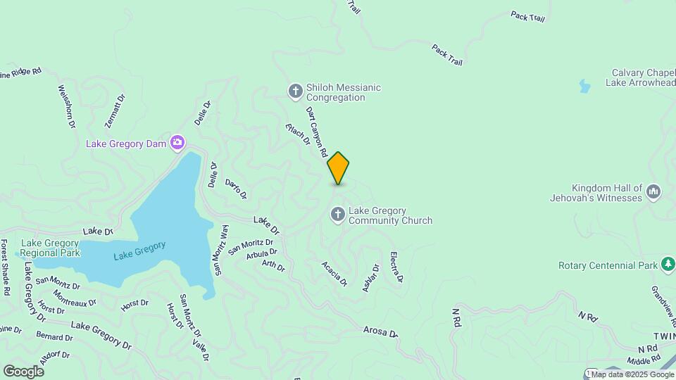 407 S Dart Canyon Rd Map and Location Details
