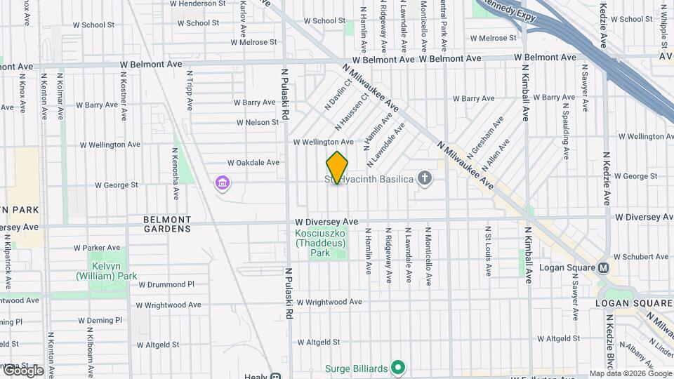 2851 N Springfield Ave, Unit F1 Map and Location Details