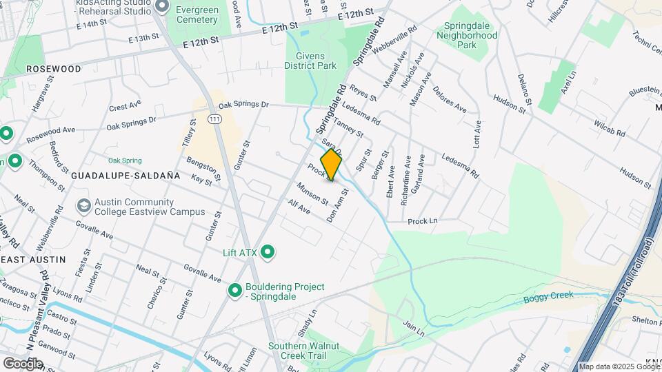 4801 Prock Ln Map and Location Details