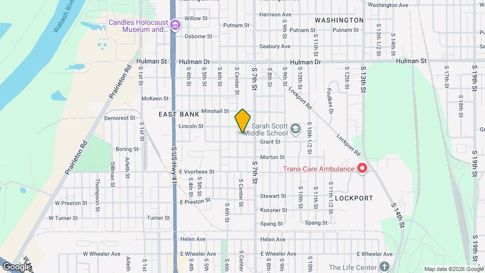 2122 S Center St Map and Location Details