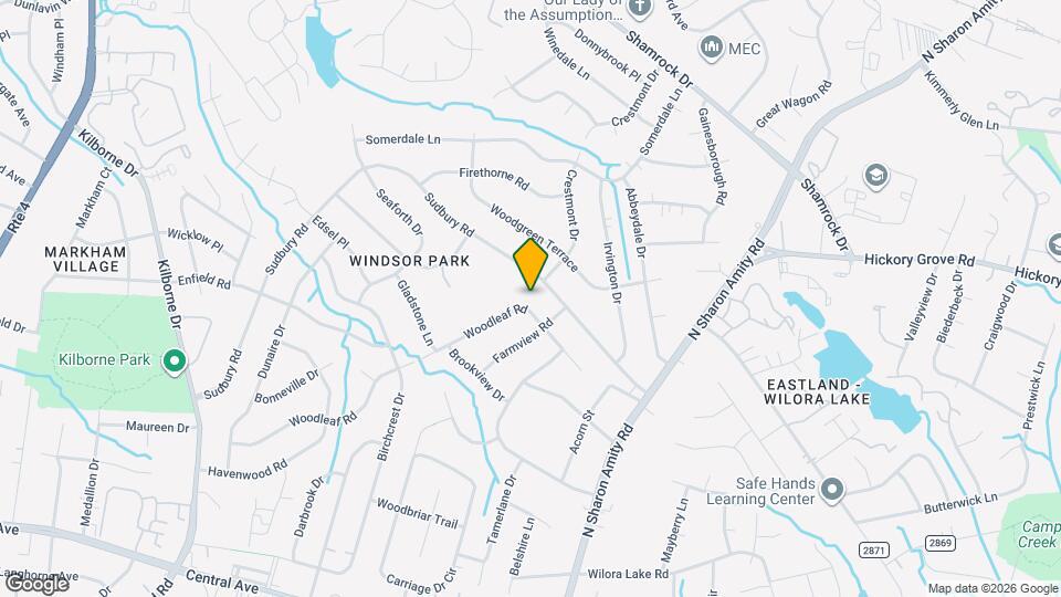 4015 Woodleaf Rd Map and Location Details