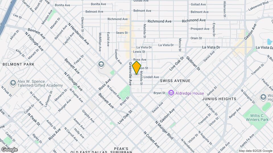 5609 Lindell Ave, Unit 3 Mapa y Detalles de la Ubicación