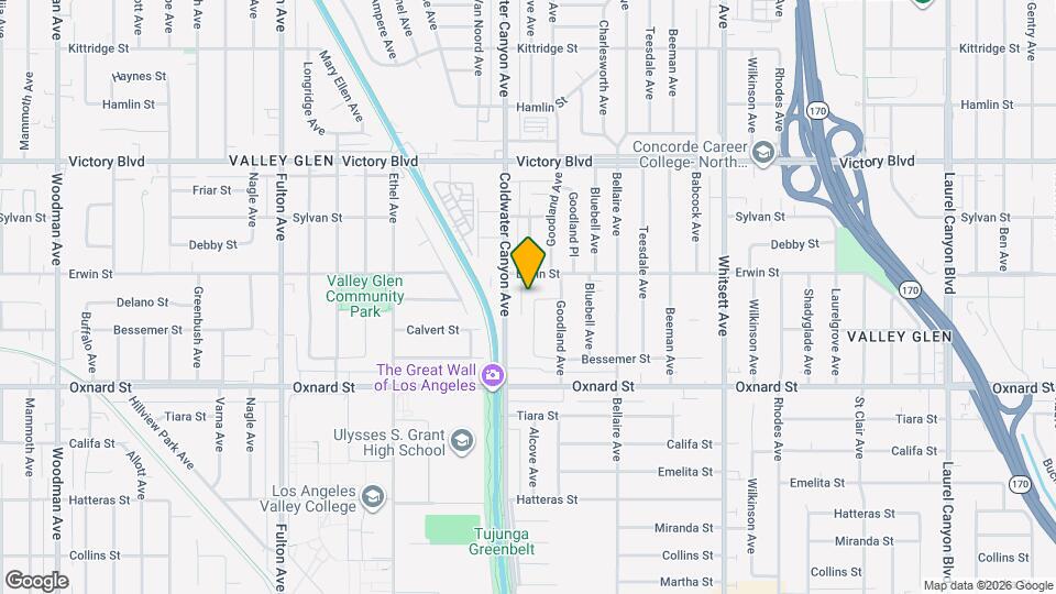 12833 Delano St Map and Location Details