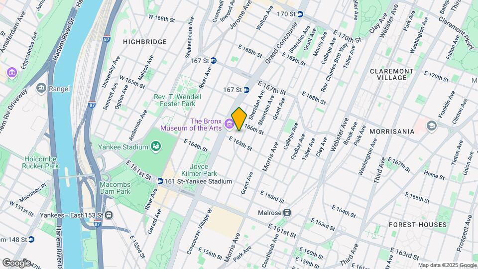 165 Carroll Pl Mapa y Detalles de la Ubicación