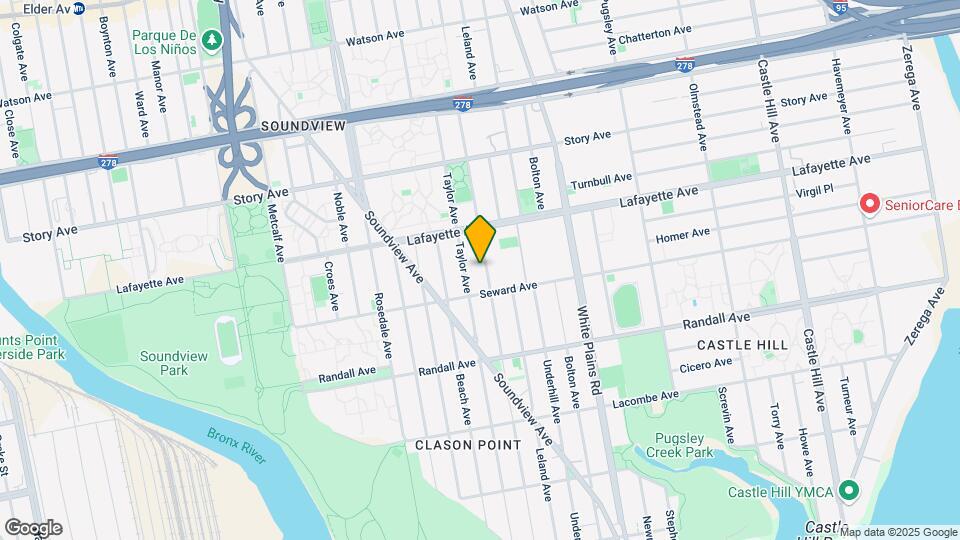 721 Thieriot Ave Mapa y Detalles de la Ubicación