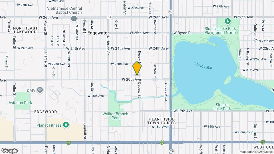 2015 Depew St Mapa y Detalles de la Ubicación