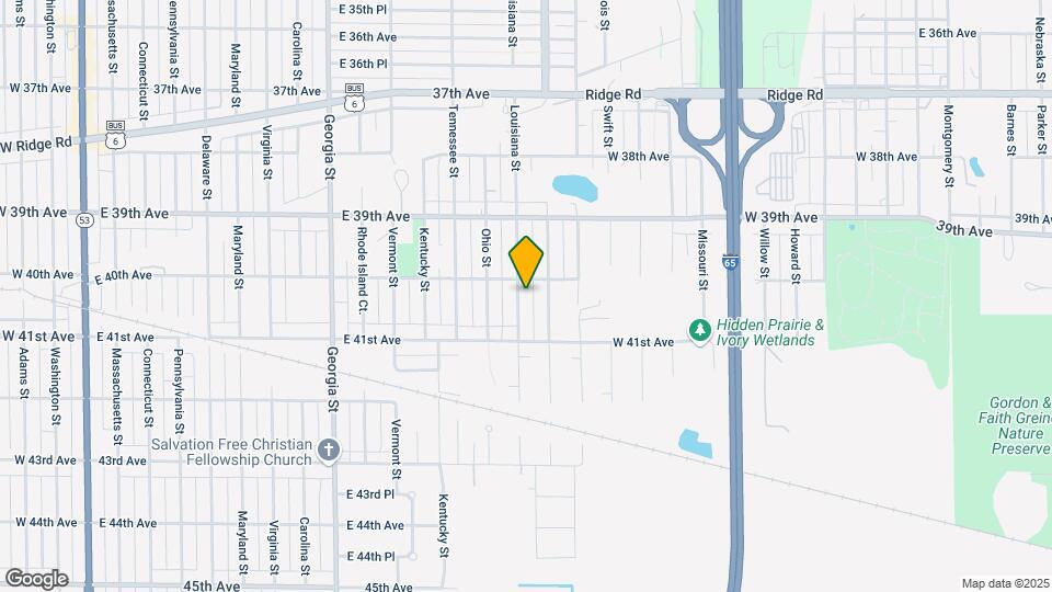 4021 Louisiana St Map and Location Details