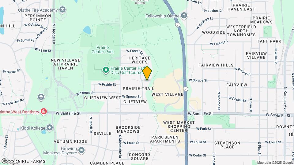 1390 W Prairie Ct Map and Location Details