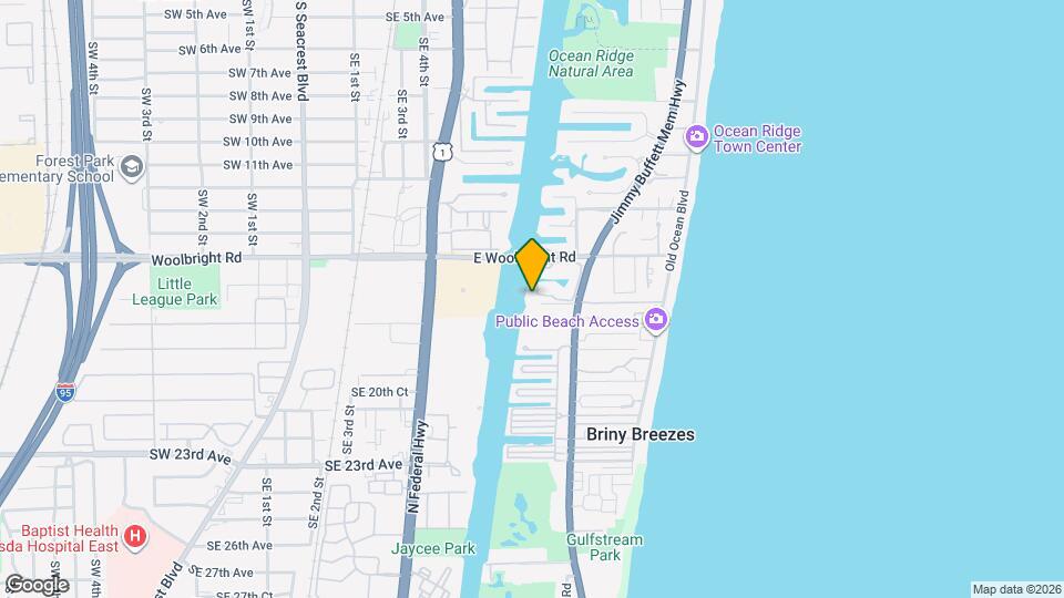 5552 N Ocean Blvd Map and Location Details