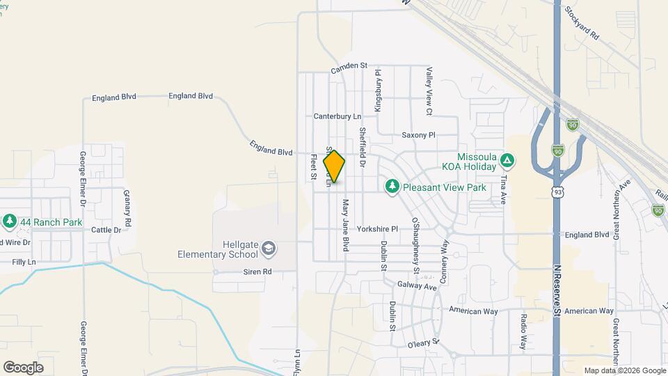 2704 Stratford Ln Map and Location Details