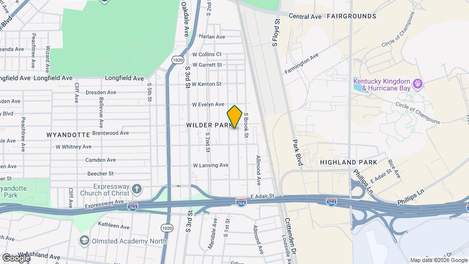 4207 S 1st St Map and Location Details