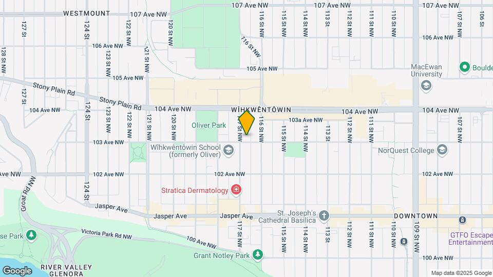 11640-11652 103 Av NW Map and Location Details