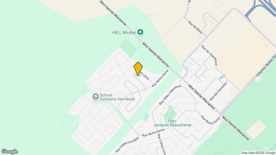 12085-12089 Lévis Rue Map and Location Details