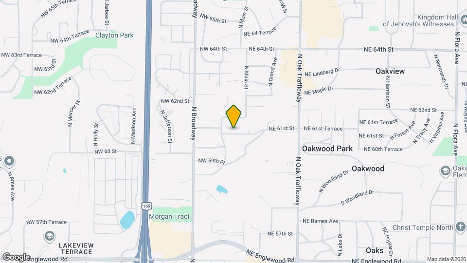 100 NW 61st St Map and Location Details