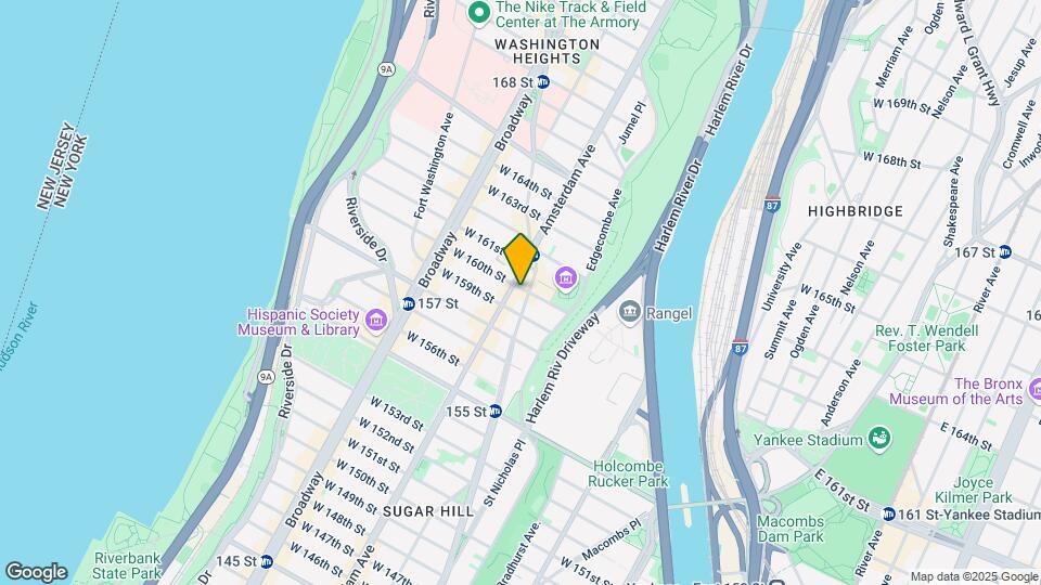 2013 Amsterdam Ave Map and Location Details