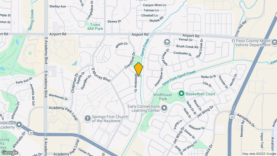 935 Greenbrier Dr Map and Location Details