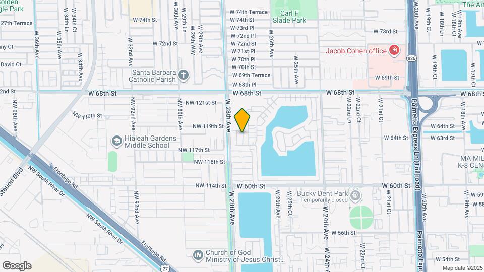 6450 W 27th Way Map and Location Details