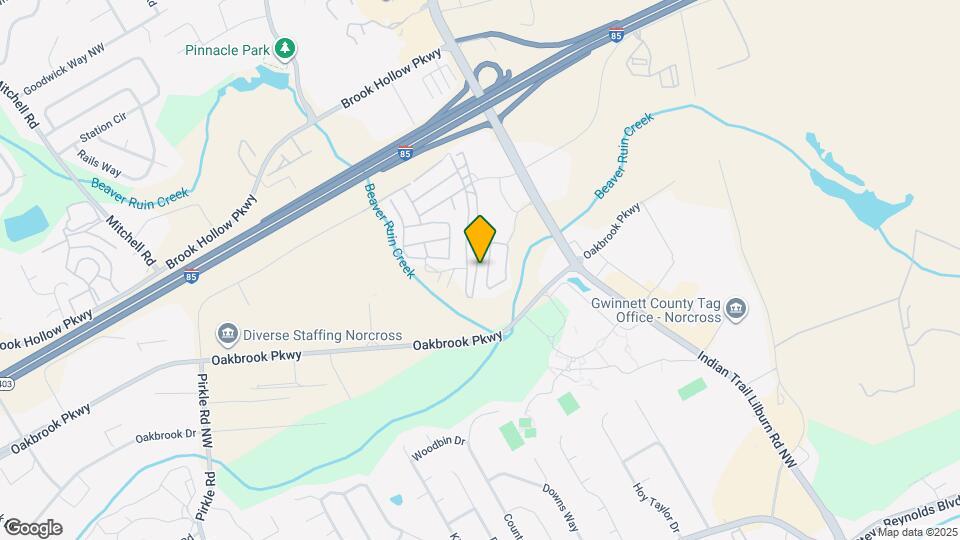 1509 Cove Creek Cir Mapa y Detalles de la Ubicación