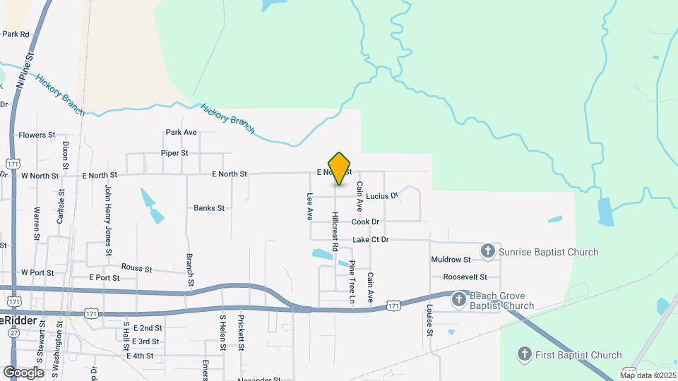 506 Hillcrest Rd Map and Location Details