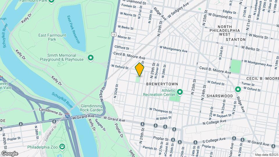 1524 N 30th St Map and Location Details
