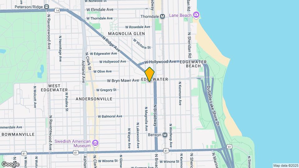 5545-5551 N Magnolia Ave Map and Location Details
