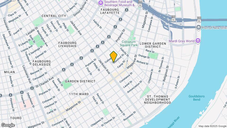 1237 Josephine St, Unit 1237 Map and Location Details