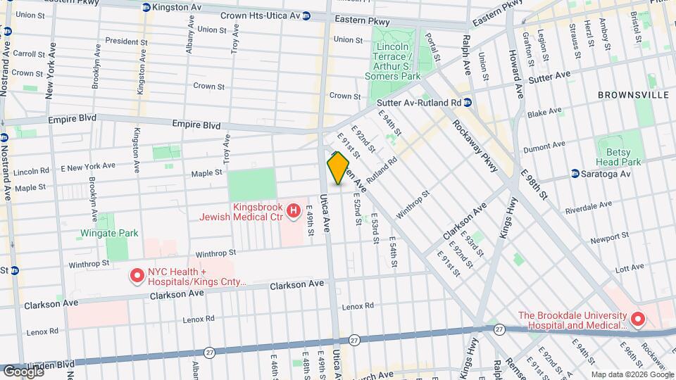 875 Rutland Rd Map and Location Details