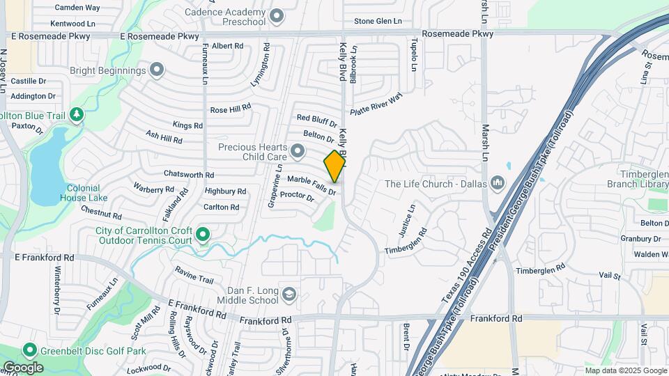 2233 Marble Falls Dr Map and Location Details