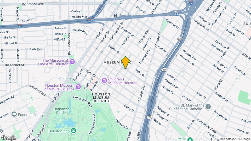 1616 Southmore Blvd Map and Location Details