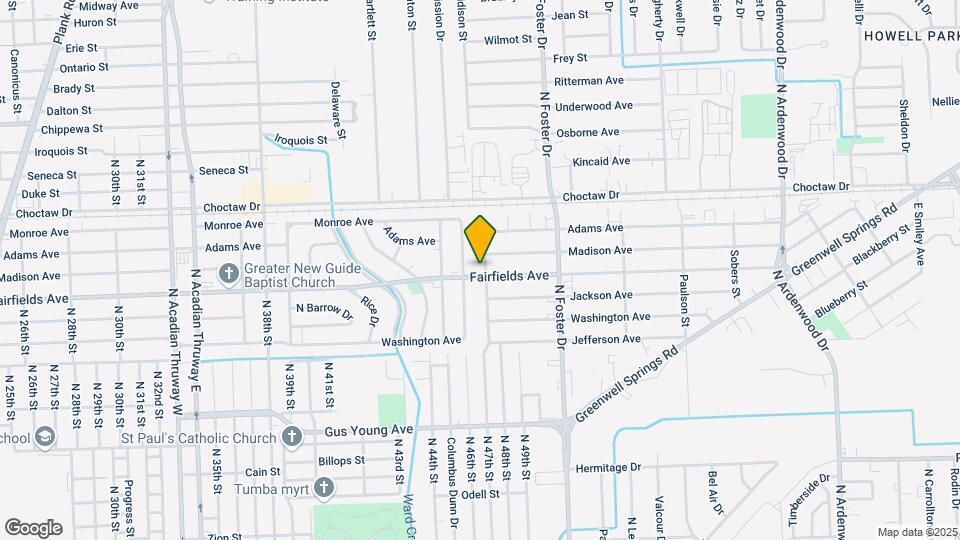 4655 Fairfields Ave Map and Location Details