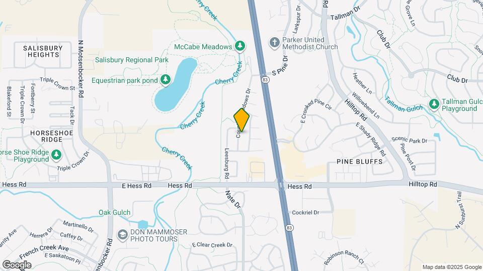 12602 Country Meadows Dr Mapa y Detalles de la Ubicación