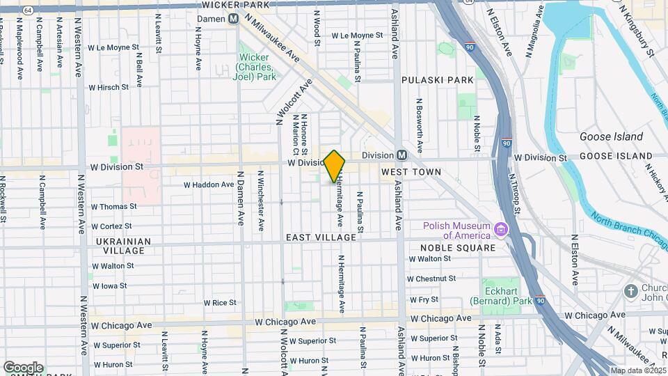 1741 W Haddon Ave Map and Location Details