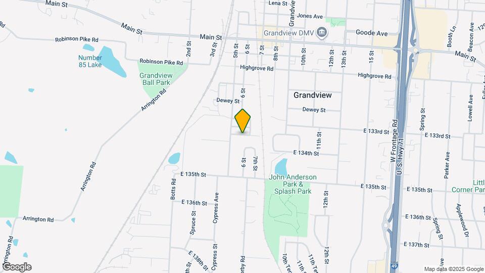 601 Deweese St Map and Location Details