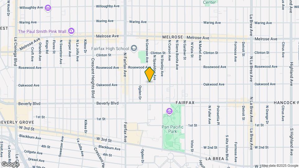 400 N Genesee Ave Map and Location Details